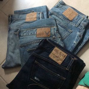 Abercrombie n Fitch Hollister American Eagle jeans